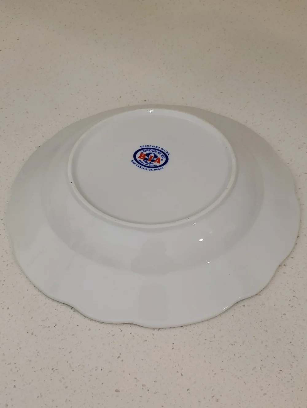 BIA Cordon Bleu Veggie Scalloped Porcelain Soup Dish Corn on Cob